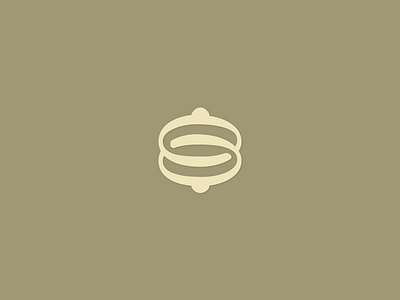 Spectacular wedding brand identity lines logo mark minimal rings symbol