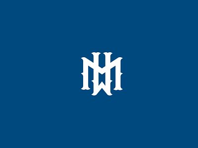 MW Monogram lettering letters logo mark monogram sports symmetry type