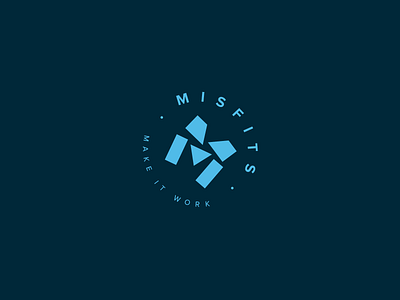 Misfits Brand brand identity logo mark messy symbol