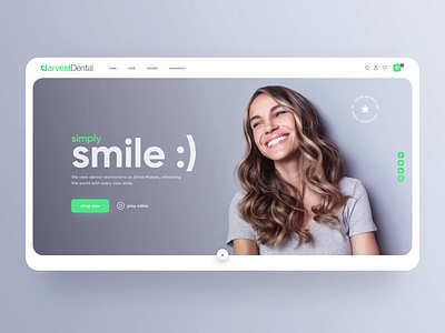 Homepage masthead animation for dental client design ecommerce ecommerce business ecommerce design ui ui designer ux ux design ux designer web designer