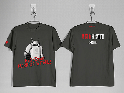 Android Hackathon T-Shirt design illustration t shirt t shirt design