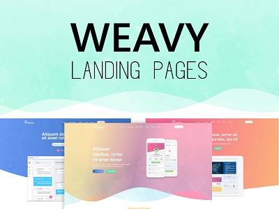 Weavy Fe app design illustration ui ux web