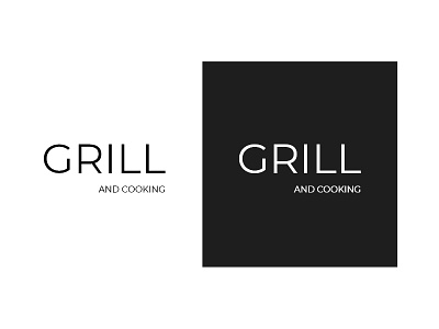 Grill And Cooking - Logo grillandcooking logo modern simple typographylogo