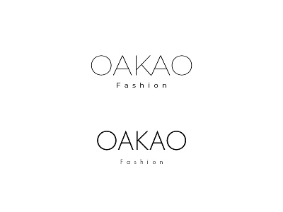 OAKAO Fashion - Logo logo oakao fashion simple