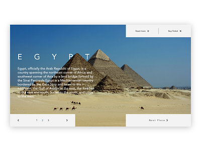 Egypt adobe xd clean concept design modern presentation design simple ui ux webdesign