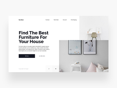 Furniture Website Design