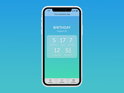 Daily UI #14 adobexd app countdown dailyui design mobile