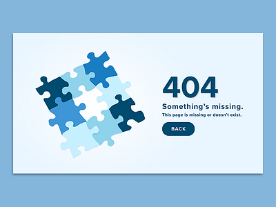 DailyUI #008 404 Page