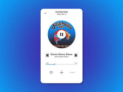 Music Player Daily UI #009