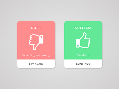Daily UI #011 011 adobexd dailyui design error success ui