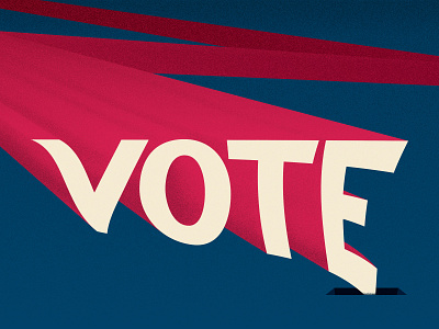 Vote 2020 design election texture type typography usa vote2020