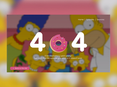 404 error page - DailyUI #008