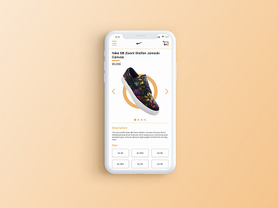 Single Item (e-commerce shop) - DailyUI #012 dailyui design e commerce e commerce design e commerce shop nike nike sb ui ux vector web website