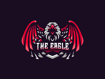 The Eagle animal bird eagle esport fly game hawk logo mascot sport twitch