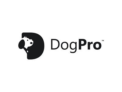 Dog Pro Solution Logo animal branding cute dog illustration kawaii logo logo concept logo design mascot