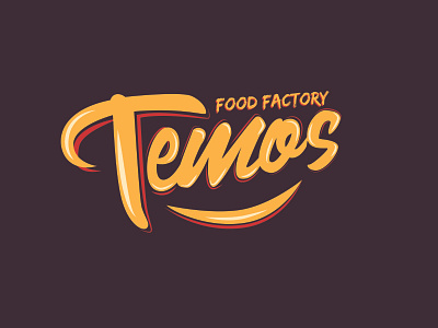 Temos Restaurant brand identity branding illustration logo logo creation restaurant typography visual art