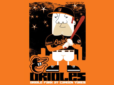 Orioles Illustration by Johnny Wilk on Dribbble