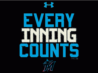 UA Every Inning Counts baseball marlins under armour