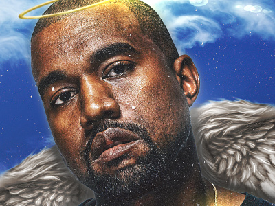 Kanye West Content cover art illustration