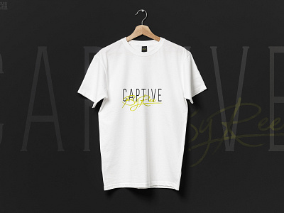 Captive By Ree T-Shirt + Logo branding design logo t shirt