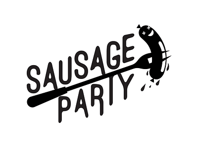 Sausage Party event logo play