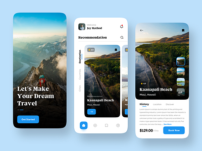 Travel App Design