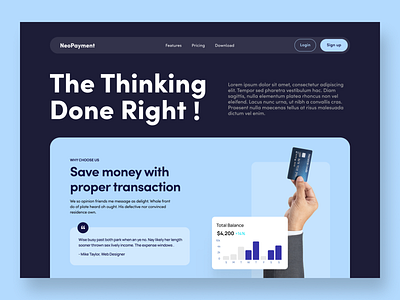 Finance Web Design banking banking landing page design finance finance landing page finance web design finance website fintech web design fintech website graphic design ui uiux ux wallet website web web design web page webdesign website