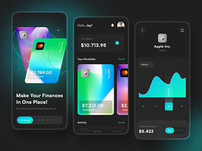 Financial Mobile App UI