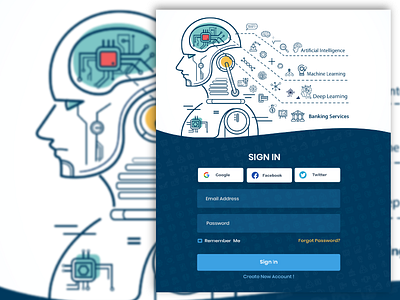 Sign in Page design app best branding design flat graphic design icons illustration infographics login neat sign in ui ux web website