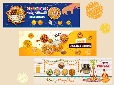 Indian Festivel banners celebration design festival indian festival sweets traditional banners website