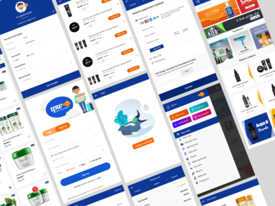 e-commerce app pages app ui ux