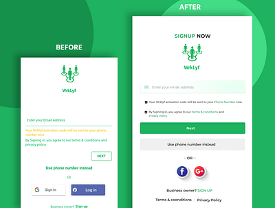 Redesign signup screen app design illustration ios ios app minimal mobile app mobile ui redesign ui ux website