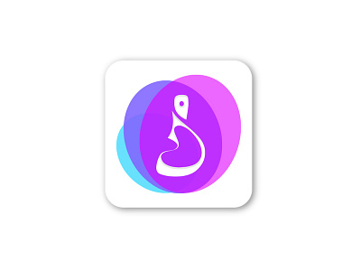 Perfumes app application icon blue branding design icon icon app logo perfumes purple