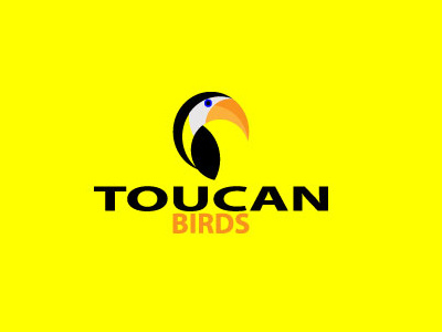 toucan birds design logo