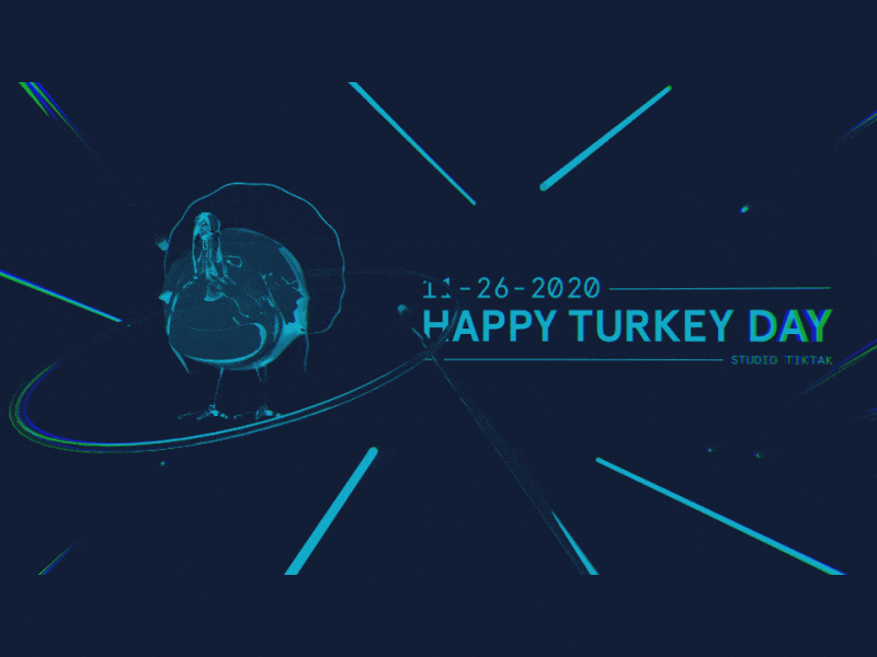 TURKEY DAYYYYY ae aftereffects animation c4d cinema4d design motion motion design music typography