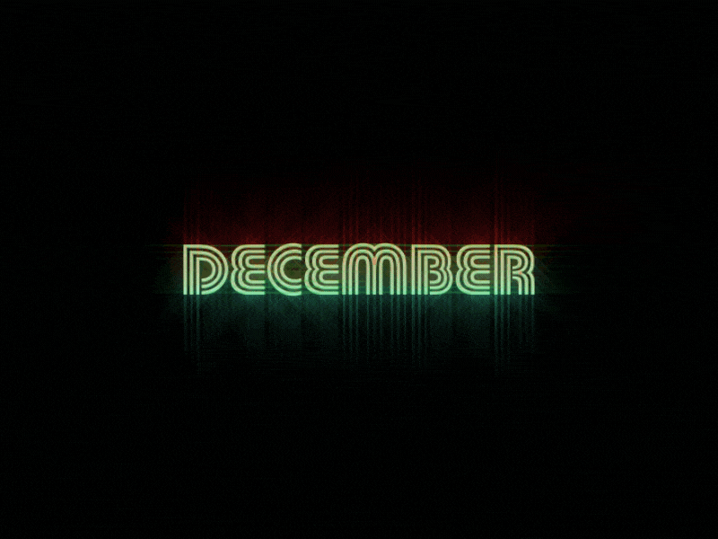 ITS DECEMBERRRRR ae aftereffects animation design motion motion design music texture typography
