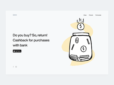 Bank shot bank bank app banking design illustrator ilustration main page mainpage minimal minimalist simple design ui ui ux ui design uidesign uiux ux ux ui web website