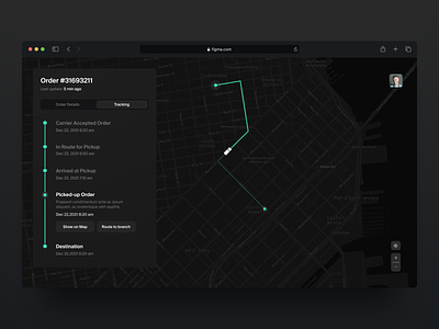Map Delivery Web App