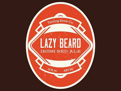 Lazy Beard Irish Red v1 beer deming homebrew label moonshiner sentinel