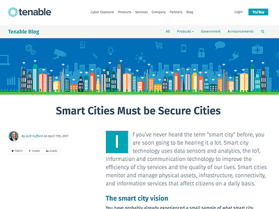 Tenable Blog Article Page