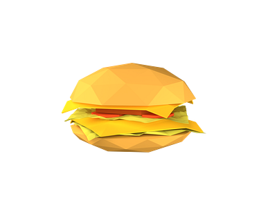 burger 3d 3d art blender3d cycles illustration vector