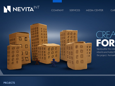 Nevita creative direction uiux web design