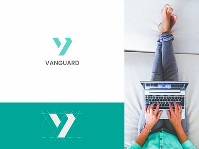 Letter V Vanguard Logo Design Concept