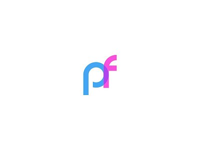 PF Logo branding icon industries logo logodesainer logogram minimal monogram simple