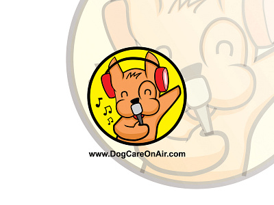 Dog care on air logo air animal branding care dog logo logodesainer logogram minimal monogram on radio