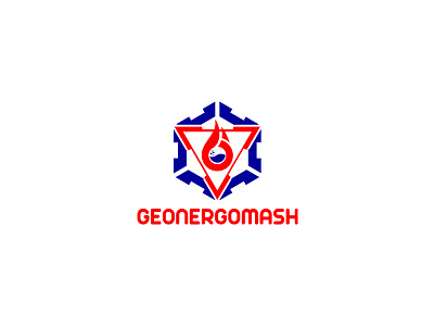 Geonergomash Logo Company branding company industries logo logogram machine monogram oil