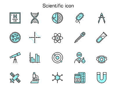 Scientifi Icon branding design icon icondesign science technologi ui uiux ux