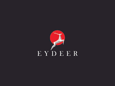 Eydeer branding deer design logo logodesainer logogram monogram moon perusahaan sederhana