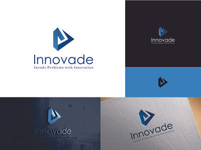Innovade Logo branding bussines consulting inovative logodesainer logogram monogram perusahaan sederhana
