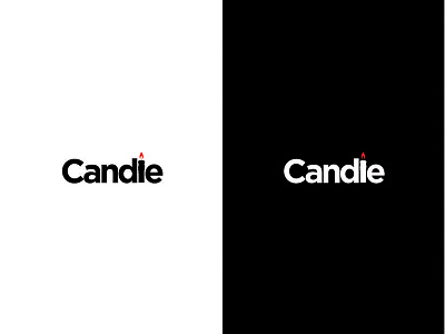 Candle Logo bisnis logo logodesainer logogram minimal monogram negative negative space logo perusahaan sederhana